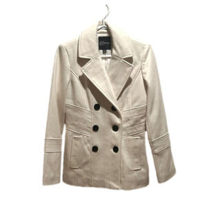 Guess white 60% Wool blend Jacket S